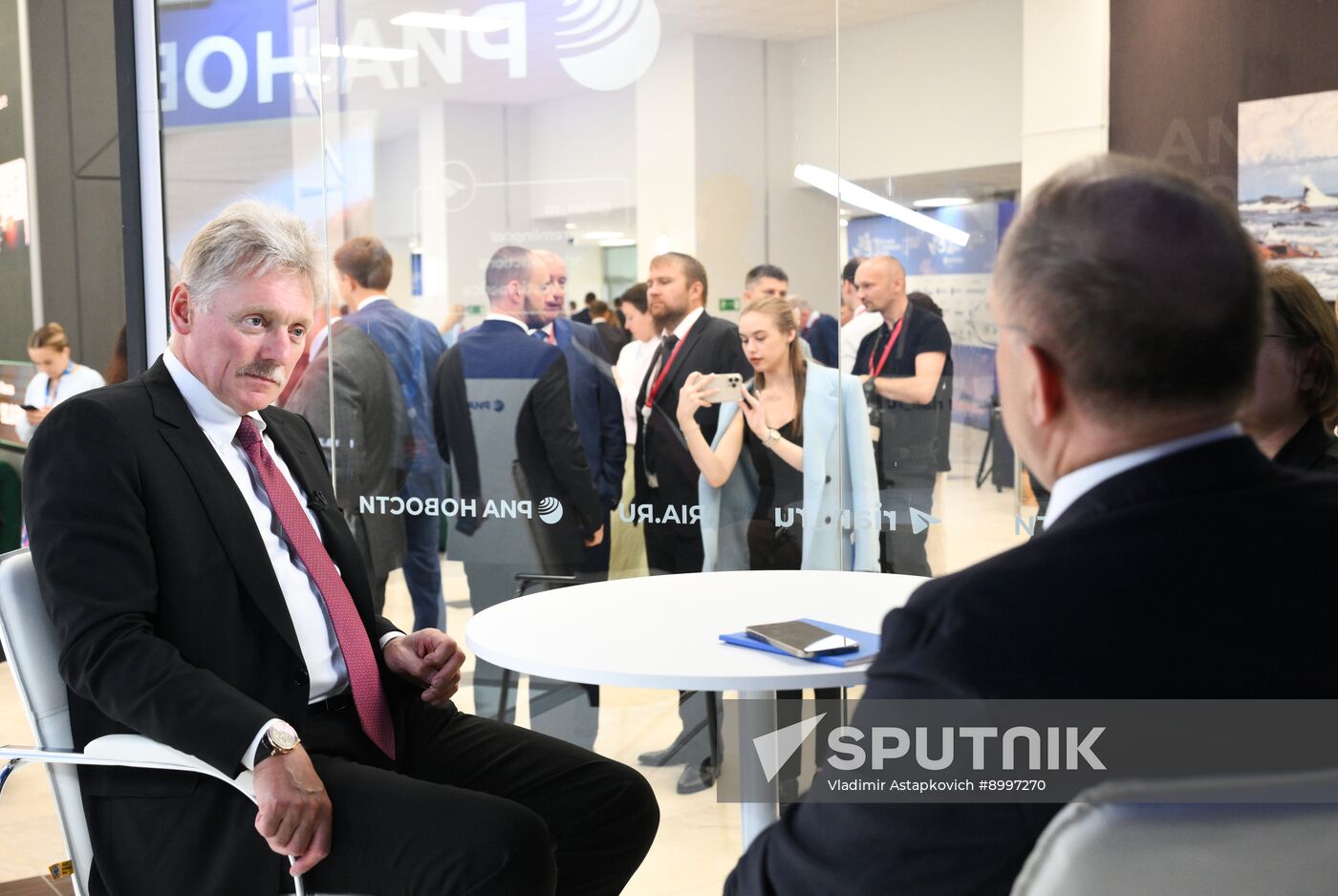 EEF-2025. RIA Novosti and Sputnik Radio stands