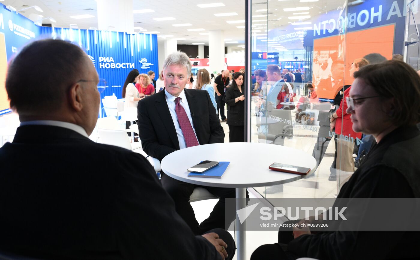 EEF-2025. RIA Novosti and Sputnik Radio stands