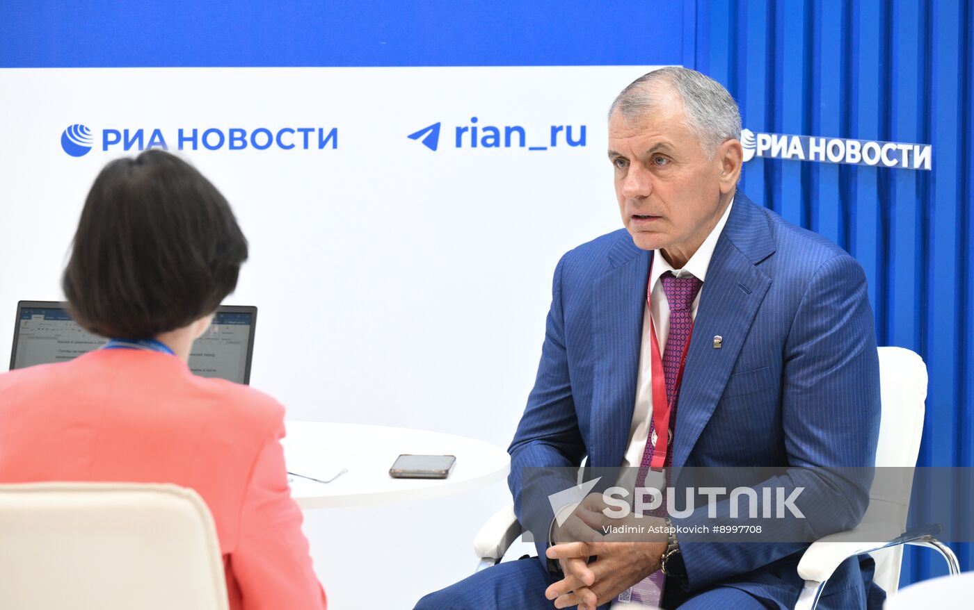 EEF-2025. RIA Novosti and Sputnik Radio stands