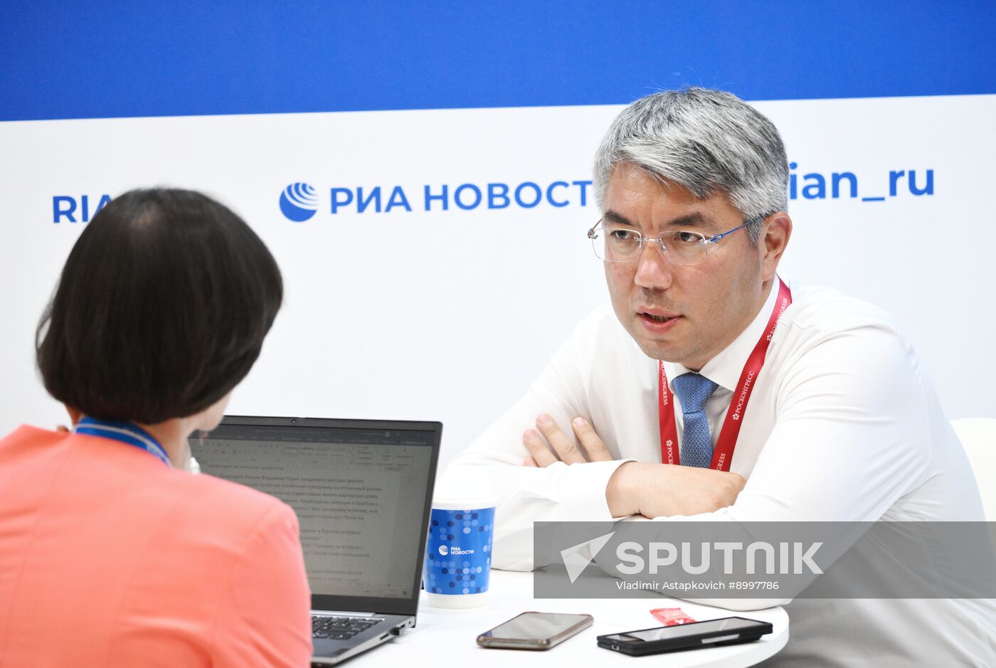 EEF-2025. RIA Novosti and Sputnik Radio stands