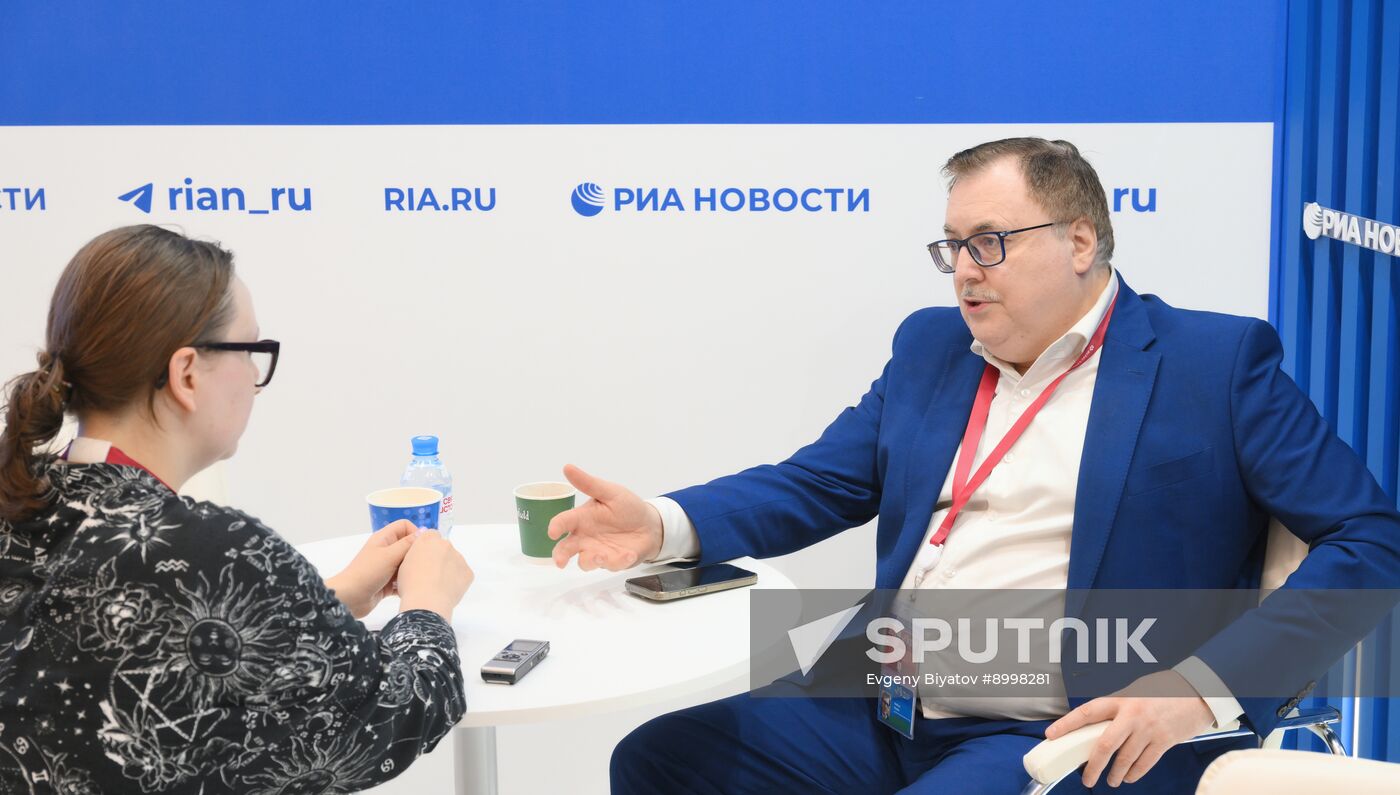 EEF-2025. RIA Novosti and Sputnik Radio stands