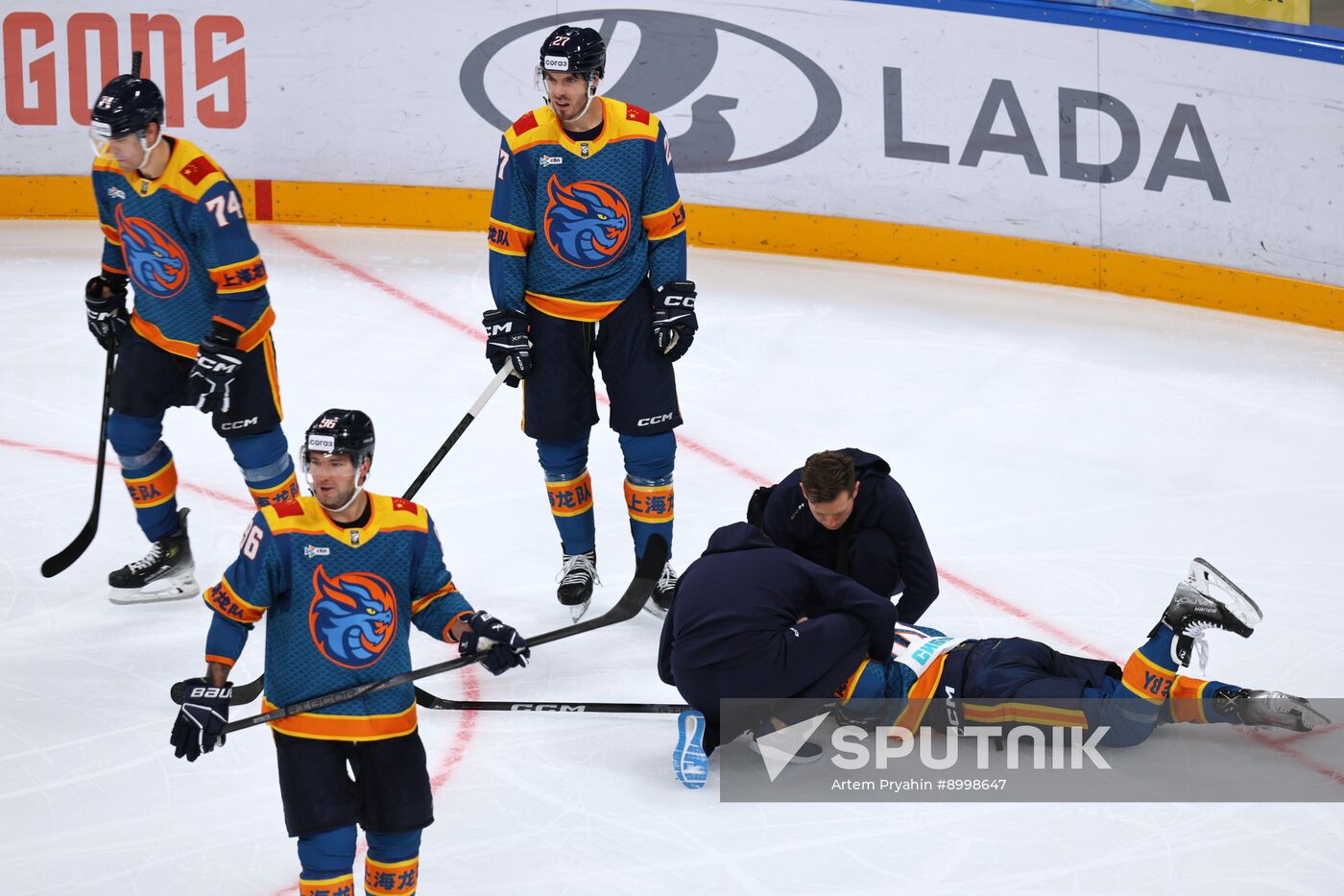 Russia Ice Hockey Kontinental League Dragons - SKA