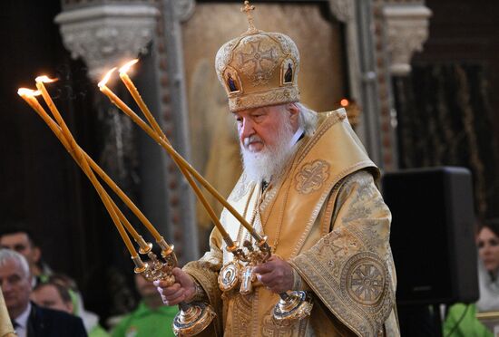 Russia Religion Moscow Saints Day