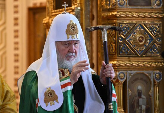 Russia Religion Moscow Saints Day