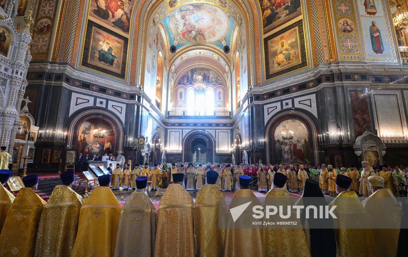 Russia Religion Moscow Saints Day