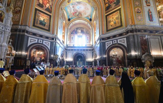 Russia Religion Moscow Saints Day