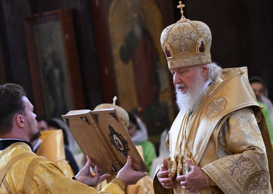 Russia Religion Moscow Saints Day