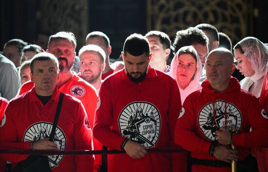 Russia Religion Moscow Saints Day