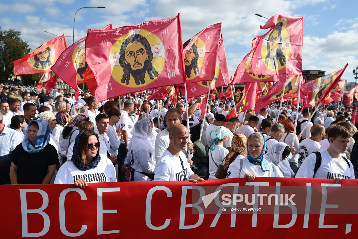 Russia Religion Moscow Saints Day
