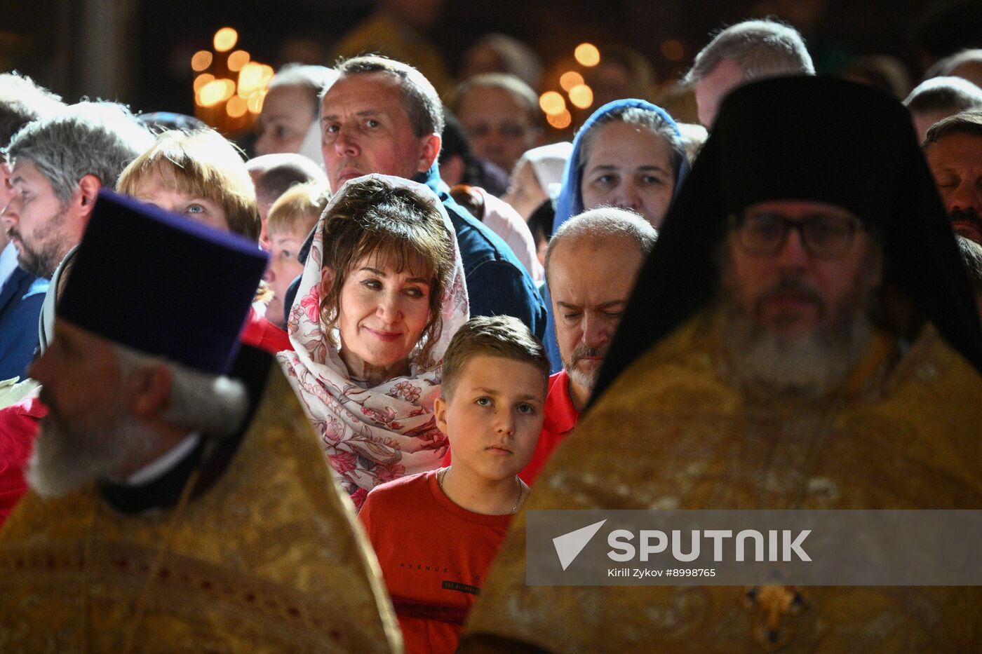 Russia Religion Moscow Saints Day