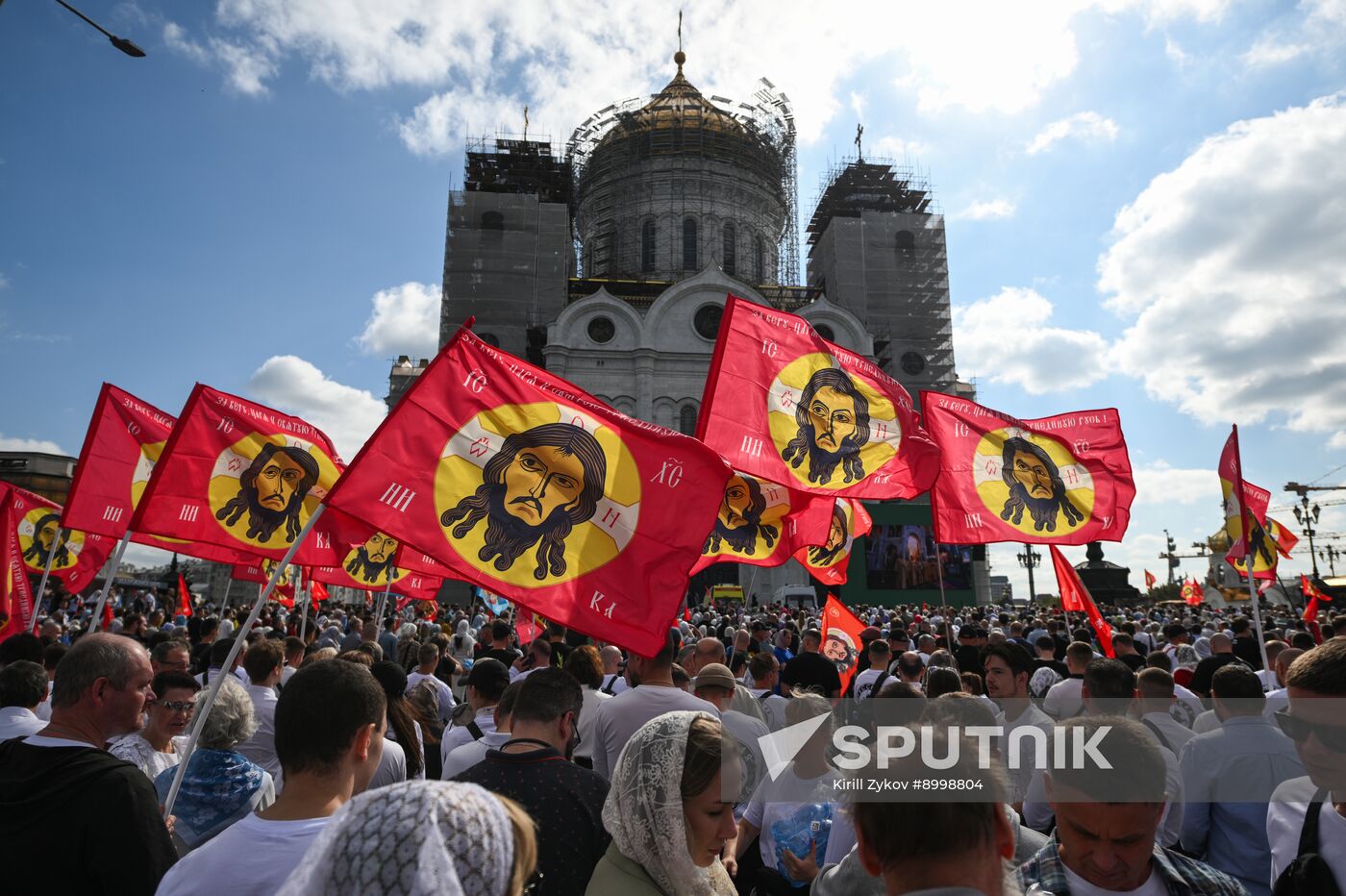 Russia Religion Moscow Saints Day