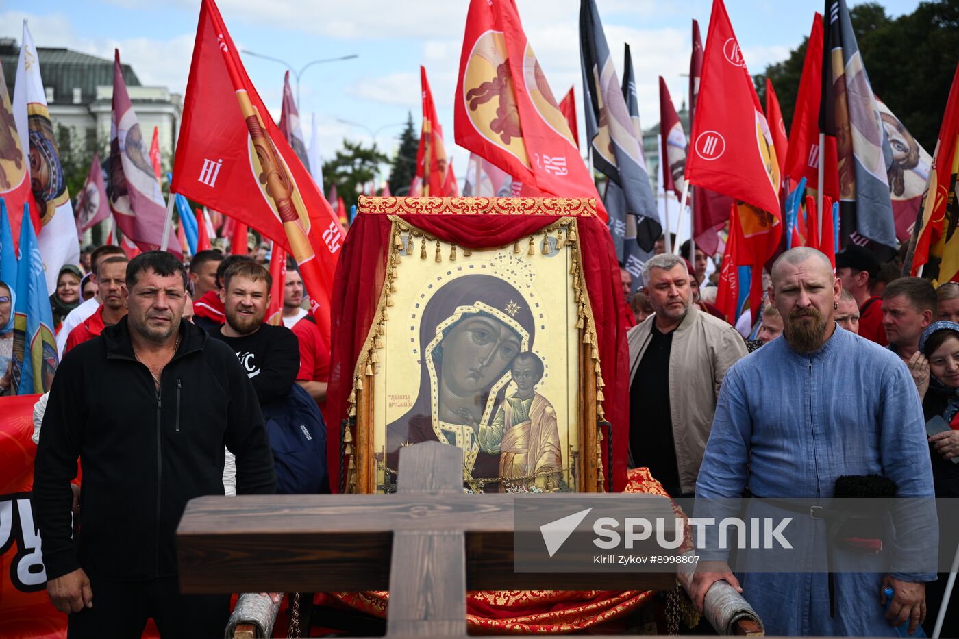 Russia Religion Moscow Saints Day