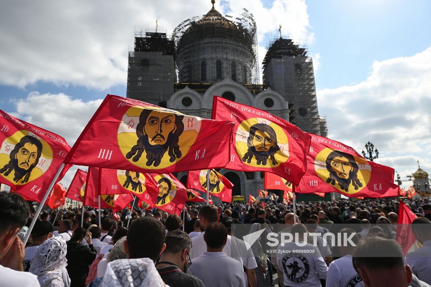 Russia Religion Moscow Saints Day