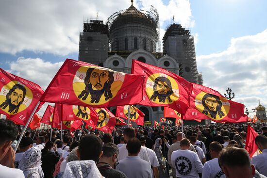 Russia Religion Moscow Saints Day