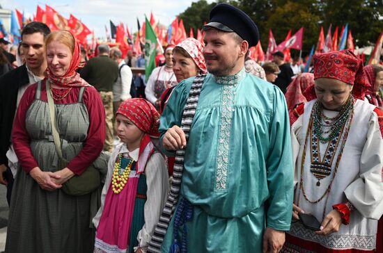 Russia Religion Moscow Saints Day
