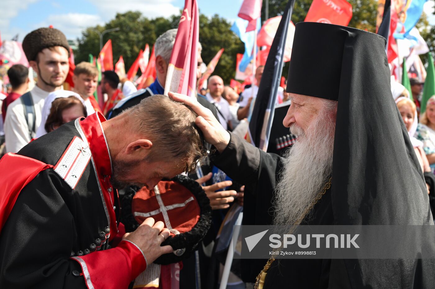 Russia Religion Moscow Saints Day