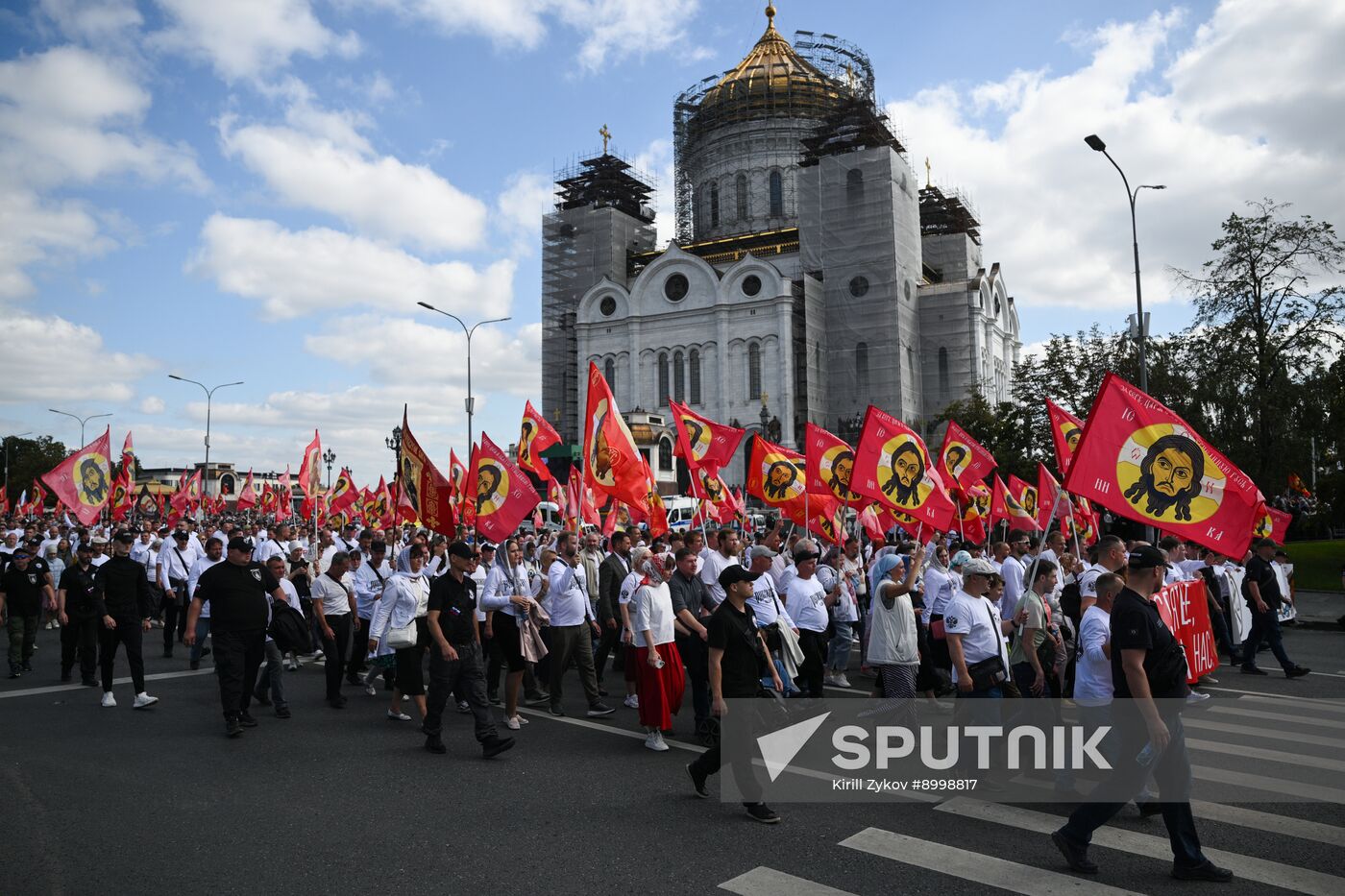 Russia Religion Moscow Saints Day