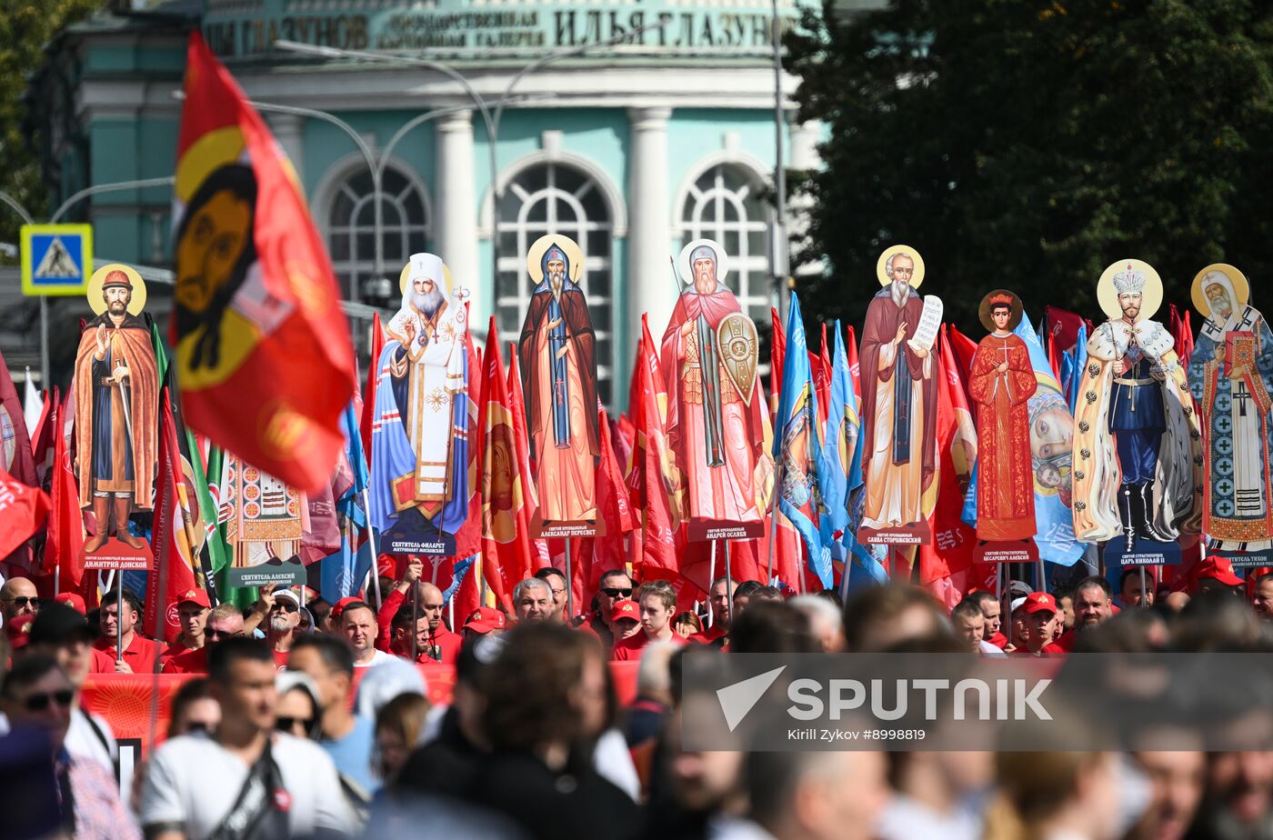 Russia Religion Moscow Saints Day