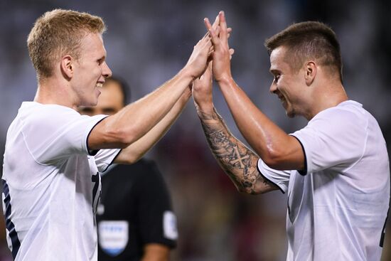 Qatar Soccer Friendly Qatar - Russia