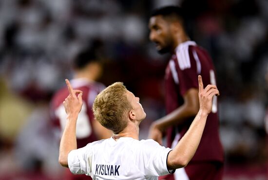 Qatar Soccer Friendly Qatar - Russia