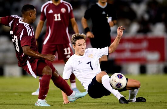 Qatar Soccer Friendly Qatar - Russia