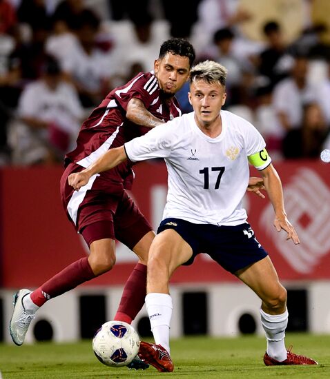Qatar Soccer Friendly Qatar - Russia