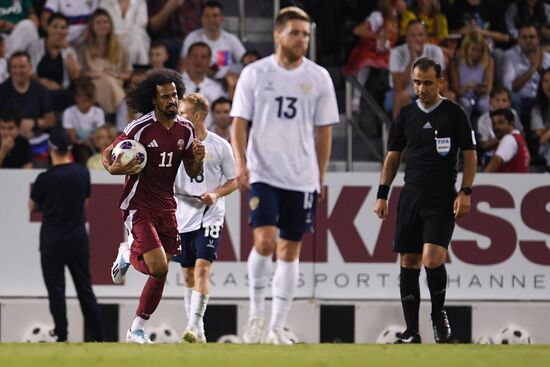 Qatar Soccer Friendly Qatar - Russia