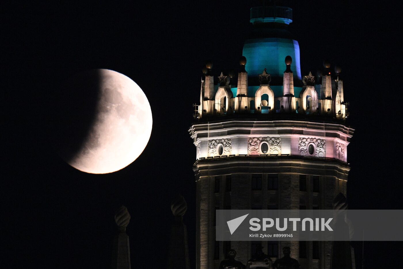 Russia Lunar Eclipse