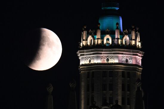 Russia Lunar Eclipse