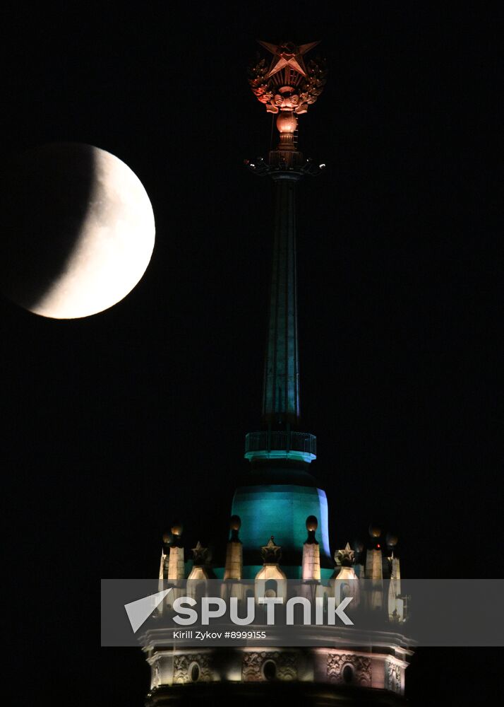 Russia Lunar Eclipse