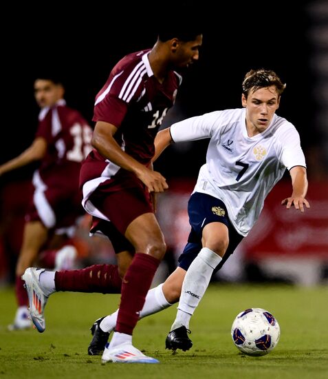 Qatar Soccer Friendly Qatar - Russia