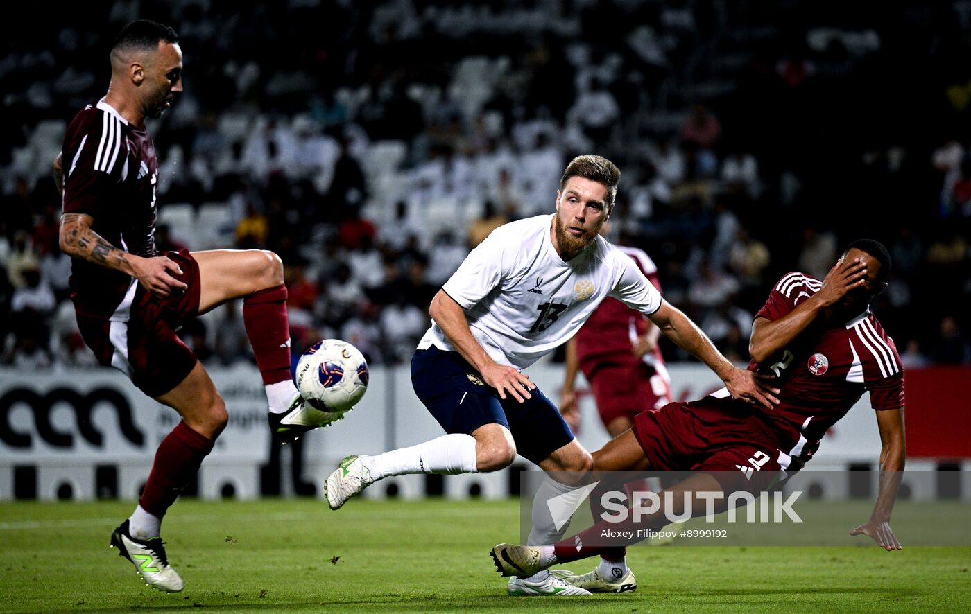 Qatar Soccer Friendly Qatar - Russia