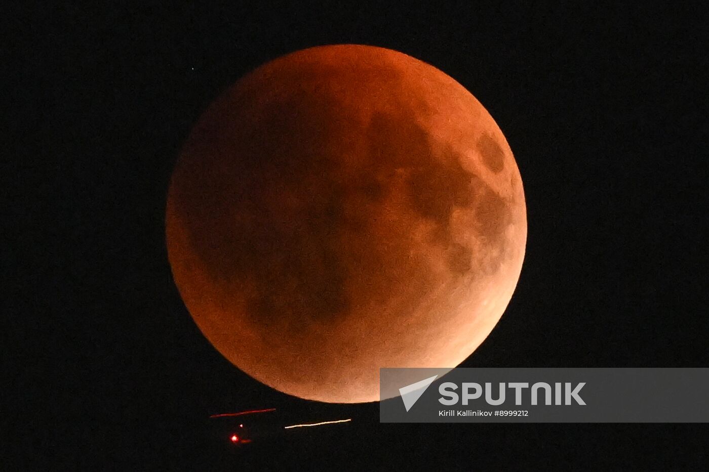 Russia Lunar Eclipse