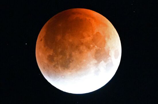 Russia Lunar Eclipse