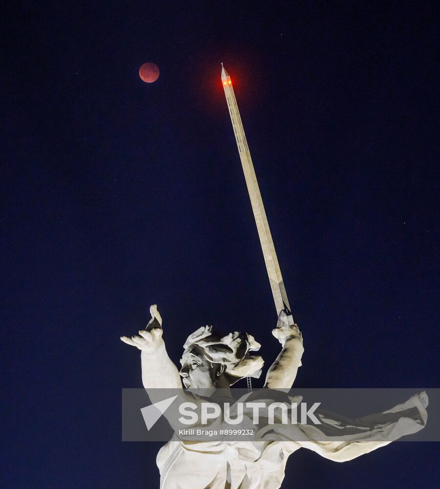 Russia Lunar Eclipse
