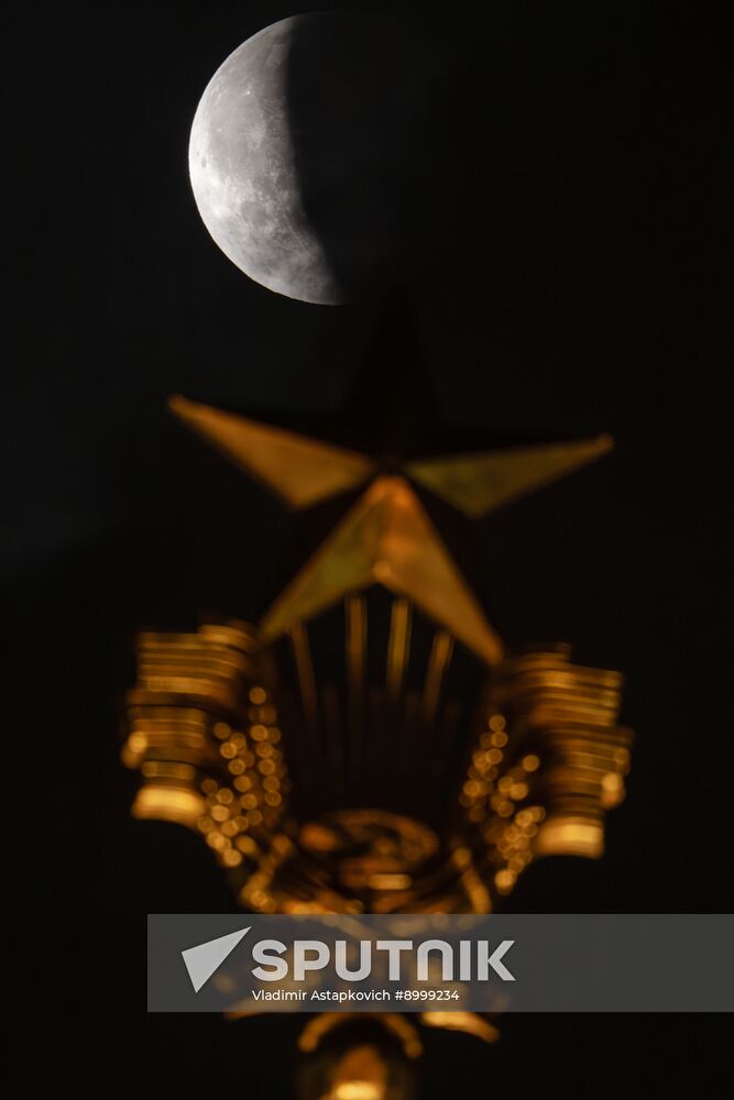 Russia Lunar Eclipse