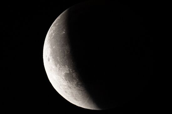Russia Lunar Eclipse