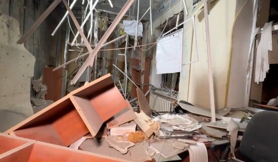 Russia Ukraine Military Operation Shelling