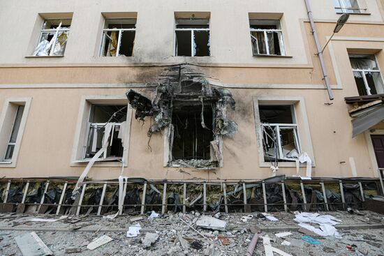 Russia Ukraine Military Operation Shelling