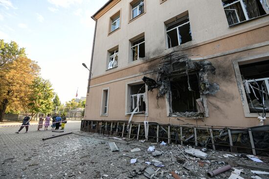 Russia Ukraine Military Operation Shelling