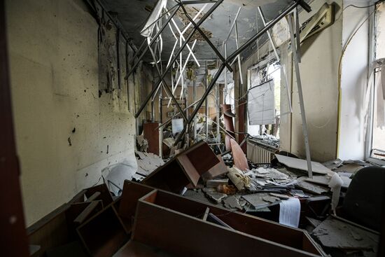 Russia Ukraine Military Operation Shelling