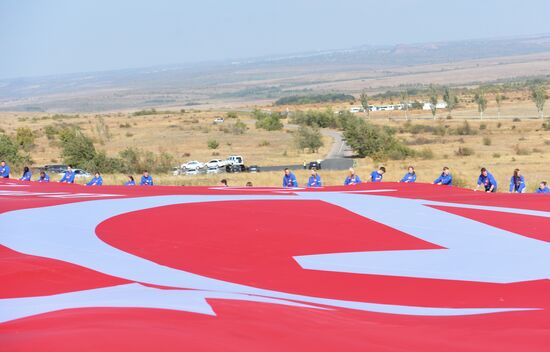 Russia WWII Donbas Liberation Anniversary