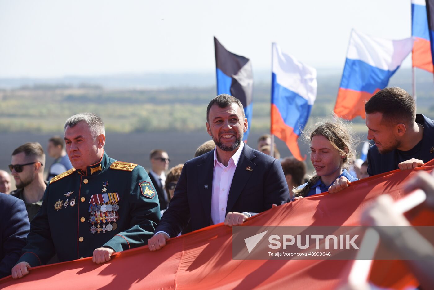Russia WWII Donbas Liberation Anniversary