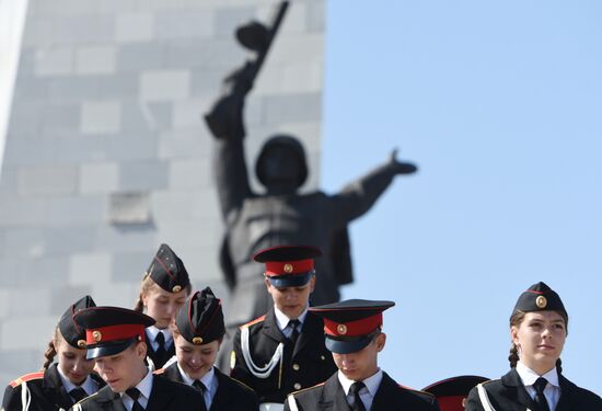 Russia WWII Donbas Liberation Anniversary