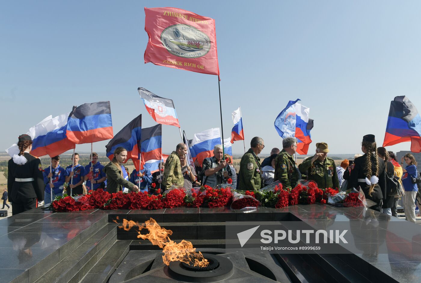 Russia WWII Donbas Liberation Anniversary
