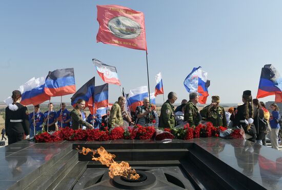 Russia WWII Donbas Liberation Anniversary