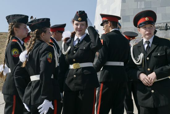 Russia WWII Donbas Liberation Anniversary