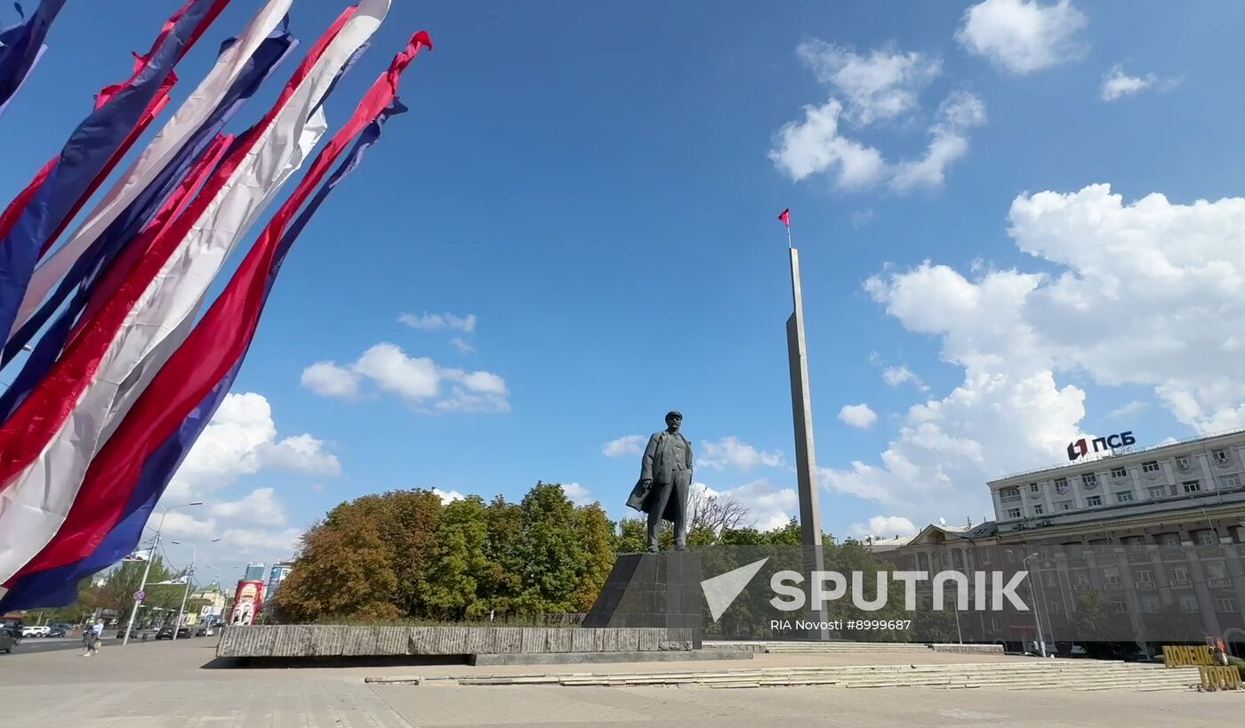 Russia WWII Donbas Liberation Anniversary