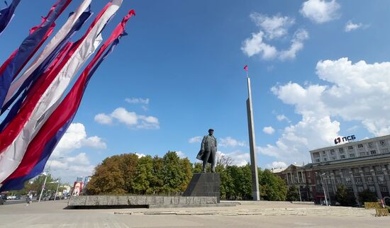 Russia WWII Donbas Liberation Anniversary