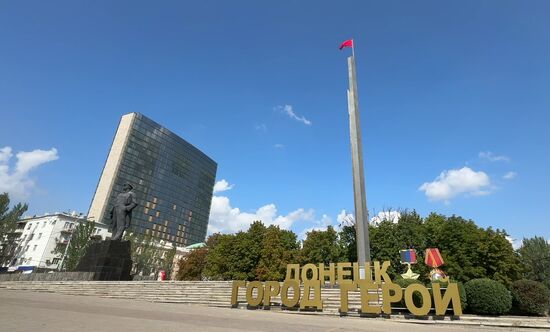 Russia WWII Donbas Liberation Anniversary